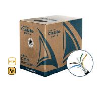 Phasak Bobina de cable de red FTP Cat 6 exterior CCA AWG23 100 m PHR 671 0745604518505