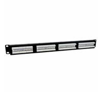 Phasak Patch panel PU 2421 – 24 puertos UTP Cat.6 – 1U