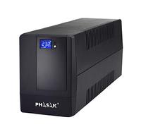 Phasak PH 9410 - Sistema de alimentación ininterrumpida (1000 VA, LCD, USB, RJ45, SCHUKO)
