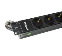 Phasak Regleta 19" 8 Tomas 16A 3500W 250V Negro 1.5m