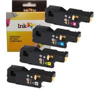 Phaser 6000, Phaser 6010, WorkCentre 6015 pack 4 cartuchos de toner compatible con Xerox Phaser 6000/6010 (106R01630, 106R01627, 106R01628, 106R01629)