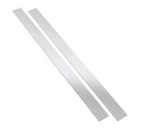PHasz 2 Piezas 304 Acero Inoxidable Barra Plana Longitud 500 Mm Espesor 3Mm Barra Plana Maciza Adecuada para Bricolaje Artesanía,3×25×500mm