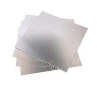 PHasz 4 Piezas De Acero Inoxidable Placa Cuadrada Espesor 2Mm Hojas De Metal Utilizado En La Industria Química Y Equipos Electrónicos,50×100×2mm