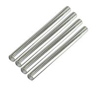 PHasz 4 Piezas Varillas Redondas De Acero Inoxidable 304 Varillas De Eje Sólido Diámetro 2-3 Mm Longitud 500 Mm Adecuado para Modelos De Manualidades DIY,Diameter 4.5mm