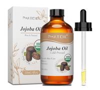 PHATOIL Aceite de Jojoba Bio 118ML, Jojoba Oil USDA Organic 100% Natural Puro para Piel, Cabello, Cuerpo, Uñas - Aceite Corporal Orgánico Hidratante & Nutritivo - Prensado en Frío - Sin Hexano