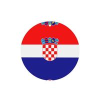 Phayah 4 ambientadores colgantes para coche, diseño de bandera de la República de Croacia, pastillas aromáticas de lavanda, fragancia de larga duración, forma redonda