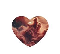 Phayah 4 ambientadores colgantes para coche, diseño de nebulosa cuántica, pastillas de aroma de lavanda, fragancia de larga duración, tarjeta perfumada en forma de corazón