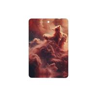 Phayah 4 ambientadores colgantes para coche, diseño de nebulosa cuántica, tabletas aromáticas de lavanda, fragancia de larga duración, rectangular