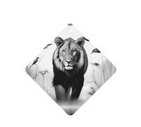 Phayah 4 ambientadores cuadrados para colgar en el coche, con diseño de animales y vida silvestre, aroma a lavanda, para tableta, armario, zapatos, armario