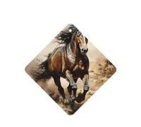 Phayah 4 ambientadores cuadrados para colgar en el coche, con diseño de caballo occidental, aroma a lavanda, para tableta, armario, zapatos, clóset