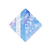 Phayah 4 ambientadores cuadrados para colgar en el coche, con diseño de luz de estrella brillante, aroma a lavanda, para tableta, armario, zapatos, clóset