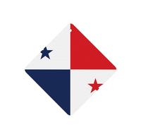 Phayah 4 ambientadores cuadrados para colgar en el coche, diseño de bandera de Panamá, con aroma a lavanda, para tableta, armario, zapatos, armario