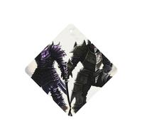 Phayah 4 ambientadores cuadrados para colgar en el coche, diseño de monstruo en armadura, aroma a lavanda, para tableta, armario, zapatos, armario