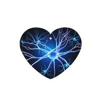 Phayah 4 ambientadores de coche colgantes con extensiones de neuronas, patrón de lavanda, tabletas aromáticas de larga duración, tarjeta perfumada en forma de corazón
