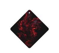 Phayah 4 ambientadores de coche colgantes con patrón de erupción de fuego, tabletas de aroma de lavanda, fragancia de larga duración, tarjeta cuadrada