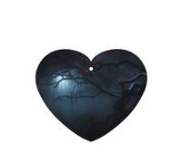 Phayah 4 ambientadores de coche colgantes con patrón de kapok de la selva encantada, pastillas aromáticas de lavanda, fragancia de larga duración, tarjeta perfumada en forma de corazón