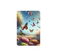 Phayah 4 ambientadores de coche colgantes de jardín mariposa enjambre patrón lavanda fragancia larga duración tarjeta perfumada rectangular