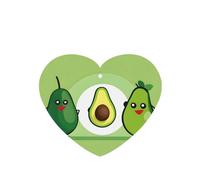 Phayah 4 ambientadores de coche con diseño de aguacate con aroma a lavanda, fragancia colgante en forma de corazón, para tableta, armario, zapatos, armario, 4 unidades