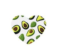 Phayah 4 ambientadores de coche con diseño de aguacate y frutas con aroma a lavanda, fragancia colgante en forma de corazón, para tableta, armario, zapatos, clóset