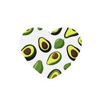 Phayah 4 ambientadores de coche con diseño de aguacate y frutas con aroma a lavanda, fragancia colgante en forma de corazón, para tableta, armario, zapatos, clóset