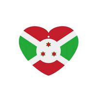 Phayah 4 ambientadores de coche con diseño de bandera de Burundi, aroma de lavanda, en forma de corazón, para colgar, para tableta, armario, zapatos, clóset