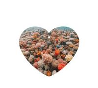 Phayah 4 ambientadores de coche con diseño de coral submarino con aroma a lavanda en forma de corazón para colgar en la tableta, armario, zapatos, clóset