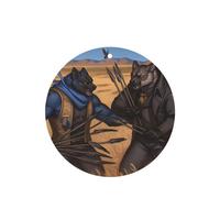 Phayah 4 ambientadores de coche con diseño de dos lobos de lucha, aroma de lavanda, forma redonda, para colgar, para tableta, armario, zapatos, clóset