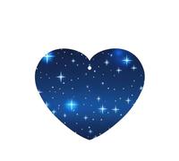 Phayah 4 ambientadores de coche con diseño de estrella azul, aroma a lavanda, fragancia colgante en forma de corazón, para tableta, armario, zapatos, armario, 4 unidades