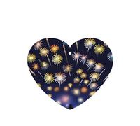 Phayah 4 ambientadores de coche con diseño de fuegos artificiales con aroma a lavanda, en forma de corazón, para colgar, para tableta, armario, zapatos, clóset