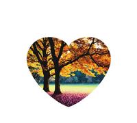 Phayah 4 ambientadores de coche con diseño de hojas que caen con aroma a lavanda, fragancia colgante en forma de corazón, para tableta, armario, zapatos, clóset