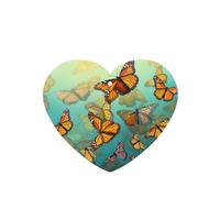 Phayah 4 ambientadores de coche con diseño de mariposa con aroma a lavanda, fragancia colgante en forma de corazón, para tableta, armario, zapatos, clóset