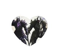 Phayah 4 ambientadores de coche con diseño de monstruo en armadura, aroma de lavanda, en forma de corazón, para colgar, para tableta, armario, zapatos, clóset