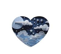 Phayah 4 ambientadores de coche con diseño de nubes blancas y estrellas, aroma a lavanda, con forma de corazón, para colgar, para tableta, armario, zapatos, clóset