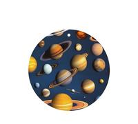 Phayah 4 ambientadores de coche con diseño de planetas del sistema solar, aroma de lavanda, forma redonda, para colgar, para tableta, armario, zapatos, clóset