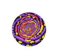 Phayah 4 ambientadores de coche con diseño de remolino de flores, aroma de lavanda, forma redonda, para colgar, para tableta, armario, zapatos, clóset