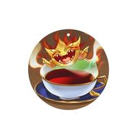 Phayah 4 ambientadores de coche con diseño de taza de té de fantasía, aroma de lavanda, forma redonda, para colgar, para tableta, armario, zapatos, clóset