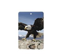 Phayah 4 ambientadores para coche, diseño de águila colgante con alas y aroma a lavanda, tabletas de fragancia de larga duración, rectangulares