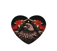 Phayah 4 ambientadores para coche, diseño de águila colgante en flores, pastillas aromáticas de lavanda, fragancia de larga duración, tarjeta perfumada en forma de corazón