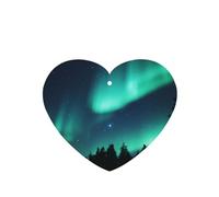 Phayah 4 ambientadores para coche, diseño de aurora, aroma a lavanda, con forma de corazón, para colgar, para tableta, armario, zapatos, armario, 4 unidades