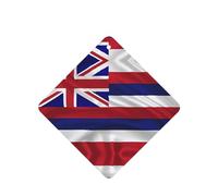 Phayah 4 ambientadores para coche, diseño de bandera de Hawái, patrón americano, pastillas de aroma de lavanda, fragancia de larga duración, cuadrada