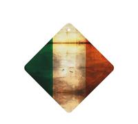 Phayah 4 ambientadores para coche, diseño de bandera irlandesa, tabletas aromáticas de lavanda de larga duración, cuadradas