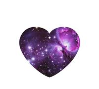 Phayah 4 ambientadores para coche, diseño de cielo estrellado morado, pastillas aromáticas de lavanda, fragancia de larga duración, tarjeta perfumada en forma de corazón