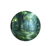 Phayah 4 ambientadores para coche, diseño de criatura brillante de bosque, pastillas aromáticas de lavanda, fragancia de larga duración, forma redonda
