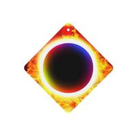 Phayah 4 ambientadores para coche, diseño de manchas de obsidiana de fuego, pastillas de aroma de lavanda, fragancia de larga duración, cuadrada