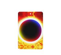 Phayah 4 ambientadores para coche, diseño de manchas de obsidiana de fuego, tabletas aromáticas de lavanda, fragancia de larga duración, rectangular, tarjeta perfumada