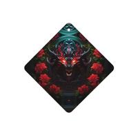 Phayah 4 ambientadores para coche, diseño de monstruo de ojos rojos, pastillas de aroma de lavanda, fragancia de larga duración, cuadrada