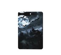 Phayah 4 ambientadores para coche, diseño de murciélago de luna llena, tabletas con aroma a lavanda, fragancia de larga duración, rectangular, tarjeta perfumada