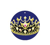 Phayah 4 ambientadores para coche, diseño de tiara de fantasía, pastillas aromáticas de lavanda, fragancia de larga duración, forma redonda