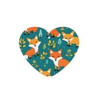 Phayah 4 ambientadores para coche, diseño de zorro feliz bosque, aroma a lavanda, con forma de corazón, para colgar, para tableta, armario, zapatos, clóset