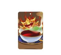 Phayah 4 ambientadores rectangulares con diseño de taza de té de fantasía con aroma a lavanda, para colgar en tableta, armario, zapatos, clóset